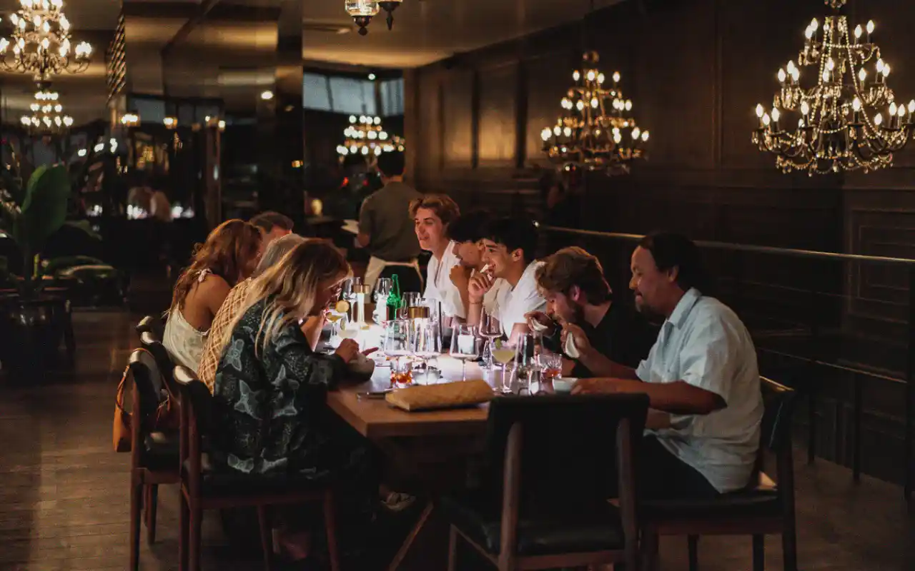 Group Dining at Mama San Seminyak